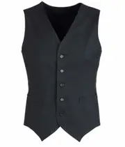 Mens Peaked Vest Waistcoat w/ Knitted Back Suit Formal Wedding Dress Up