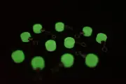PULLEY SWIVELS, PULLEY BEADS - Glow-in-the-Dark - SHIPPING: 2-5 DAYS