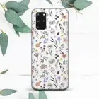 White Wildflower Butterflies Case For Samsung Note 20 S10 S20 S21 S22 S23 S24 FE
