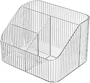 zaqwsx Desktop Storage Box Stationery Sundries Sorting Box Frame Transparent Simple Storage Rack Ins Style Office Supplies