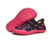 JACK'S AQUA SPORTS Kids Water Shoes Barefoot Quick Dry Aqua Sports Shoes Boys Girls (Pattern Printed) - Pink