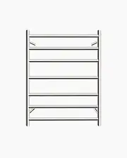 Bathroom Heated Towel Rail Rack 7 Ladder Stainless Steel Chrome 240V 110W New