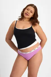 [Bonds] Bonds Women's Cotton Bikini 4 Pack Size: 14 14 Multicolor