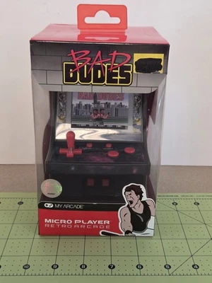 My Arcade Micro Player Retro Mini Arcade Game Bad Dudes NEW NIB