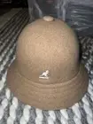 Kangol Wool Casual Bucket Hat Tan Men’s Sz Medium LL Cool J