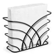 Black Napkin Holder for Table - Modern Dining Table Décor Napkin Holder for K...