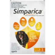Simparica 5.1-10kg Small Dog Tick & Flea Chewable Treatment 3 Pack