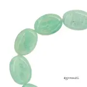 12 African Amazonite Puffy Oval Beads 13x18mm 8.5" #71027