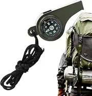 Survival Whistle,Outdoor Safety Whistle with Lanyard - Portable Multi-Functional Small Callers for Coaching Boating Pet Training Hunting Fishing Outdoor