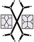 2 Pack Bed Sheet Fasteners Adjustable Crisscross Fitted Sheet Band Straps Holder