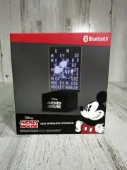 Disney Mickey Mouse LED Bluetooth Wireless Speaker New