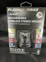 Wireless Stereo Speaker, hands free Bluetooth (8 hrs) Rechargeable