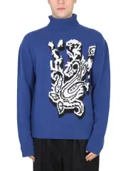 [Etro] Etro-Inlaid Jacquard Turtleneck Sweater-Uomo L