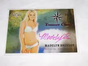 2015 Benchwarmer MADELYN BRINSON Treasure Chest #60 Pink Auto/25 Bikini Model