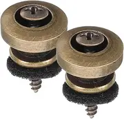Gatuida 2pc Metal Guitar Strap Locks Safety Buttons Sturdy Steel for Electric Acoustic Guitars Easy Install
