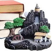 Backflow Incense Burners - Incense Burner | Incense Waterfall | Resin Waterfall Incense Holder | Spiritual Decor Zen Ornament for Living Room, Study Room, Incense Backflow Burner, Incense Burners