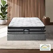 Bedra Bedding 21cm Single Bed Mattress with Pillow Top Single Size Mattress Medium