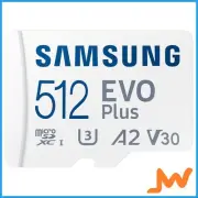 Samsung 512GB Micro SDXC EVO Plus Gen2 Memory Card