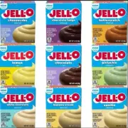 Jell-O Low Carb Keto Friendly Zero Sugar Free Dessert Pudding Pie
