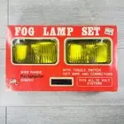 Vintage NOS Kmart Yellow Amber Rectangular Fog Lamp Light Set Made In Japan