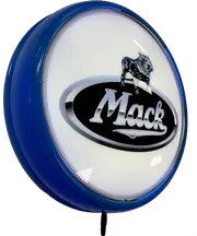 Mack Truck Semi Trailer LED Bar Lighting Wall Sign Light Button White/Light Blue