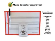 Guitar Flashcards Fearless Musician - Fingering and Rhythm Chart - Premium Set