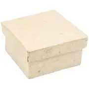 Little Learner Papier Mache Mini Square Box 6 Pack