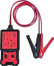 12V Car Battery Checker Electronic Relay Tester with Clips Auto Relay Diagnostic Tool