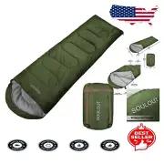 Portable Lightweight Sleeping Bag for Camping - 86.6"x33" | Waterproof, Warm