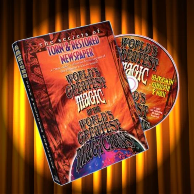 TORN AND RESTORED NEWSPAPER TRICK - DVD - Magic & Party Tricks