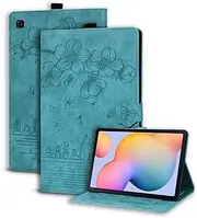 [AsWant] Case for Samsung Galaxy Tab S6 Lite 10.4 Inch 2022/2020 (SM-P610/P613/P615/P619), with Support/Wallet Function Case for Galaxy Tab S6 Lite 2020 P610 / P615 (Green)