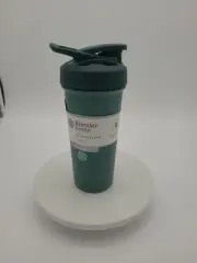 BlenderBottle 25oz Stainless Steel Strada Water Bottle - Sage Green Protein Mix