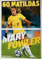 Mary Fowler Go Matildas FIFA Women’s World Cup 2023 Mini Colour Poster Print