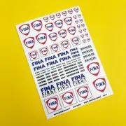 1/43 rd scale diecast 'Vintage Classic race' style CODE 3 stickers decals SET 9