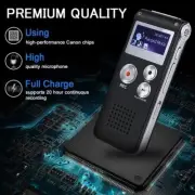 Lecture Digital Voice Recorder Dictaphone Audio MP3 Sound Mini Recorder Mic