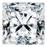 Gemstone Moissanite Pure Light D-E-F Color 6mm Square Brilliant
