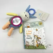 Easter Bunny Interactive Infant Toy and Learning Soft Book Bundle Set