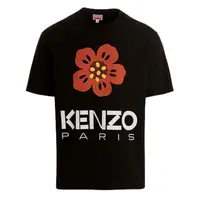 在飛比找momo購物網優惠-【KENZO】男款 BOKE FLOWER 短袖T恤-黑色(