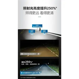 台灣現貨【新店促銷 現貨】保固一年飛利浦 LED車燈 250% Ultinon Pro9000 H1 H7 H4 露天