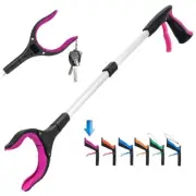 Grabber Reacher Tool,32 Inch Foldable Reacher Grabber Pickup Tool with Purple