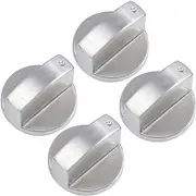 LABRIMP 4pcs Gas Stove knob Gas Stove Burner Electric Oven knobs Stove Control knobs Gas Range knobs cooktop Cooker Stove Control Knob Electric Range Knob Burner Control Knob Round