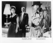 Haya Harareet Stewart Granger exchange looks in The Secret Partner- Old Photo