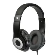 Verbatim 65066 Classic V-100C Wired Over-Ear Headphones - Black In-line Microphone for Answering Phone Calls Whilst On-the-Go (TDK ST100) [65066]