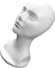 VICASKY Female Mannequin Head Display Stand for Wigs Hats Glasses Scarves Portable Wig Holder with Realistic Appearance for Salon Home Use Practical DIY Display