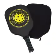 Graphite Pickleball Paddle Carbon Fiber Polymer Racket with Protective Cover