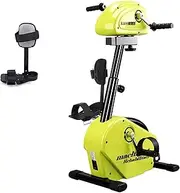 Foot Pedal Exerciser Cycle Bike,Leg Arm Cardio Training Table Resistance Rehabilitation Stationary Mini Exercise (Color : C)