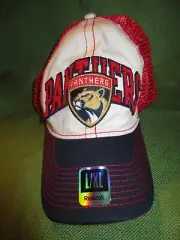 REEBOK NHL FLORIDA PANTHERS Flex Mesh Fitted Ball Cap Hat Size L/ XL