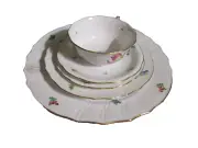 Herend Printemps 5 pc Placesetting Dinner B &B Dessert Cup & Saucer NEW $540
