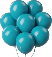 12 Inch Latex Balloons (Premium Helium Quality), Pack of 24, Bermuda Blue