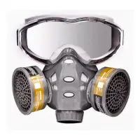 在飛比找momo購物網優惠-【Homewell】防毒面具防塵面罩防甲醛化工氣體噴漆專用全